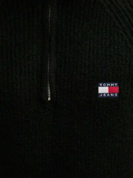nahlad Tommy Jeans pánsky čierny sveter