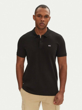 nahlad Tommy Jeans pánske čierne polo tričko