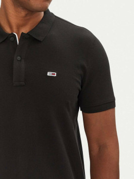 nahlad Tommy Jeans pánske čierne polo tričko