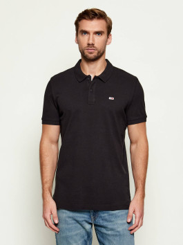 nahlad Tommy Jeans pánske čierne polo tričko