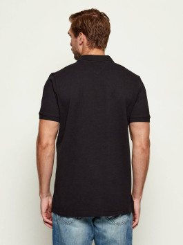 nahlad Tommy Jeans pánske čierne polo tričko