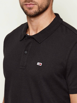 nahlad Tommy Jeans pánske čierne polo tričko
