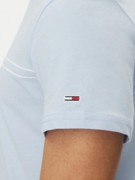 nahlad Tommy Jeans pánske svetlo modré tričko