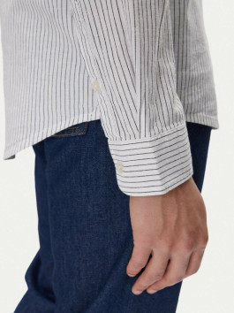 nahlad Tommy Jeans pánska biela košeľa