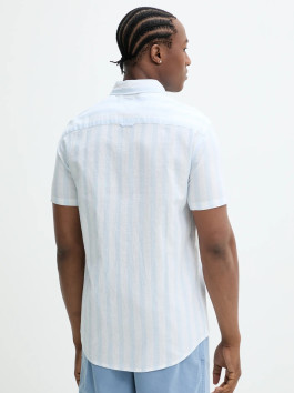 nahlad TJM REG LINEN BLEND STP SS SHI