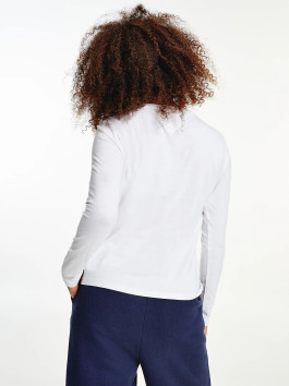 nahlad Tommy Jeans dámske biele tričko ESSENTIAL LOGO