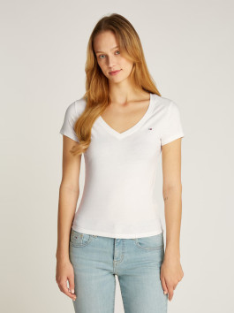 nahlad Tommy Jeans dámske biele a čierne tričko 2 pack