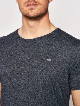 nahlad Tommy Jeans pánske modré tričko SLIM JASPE