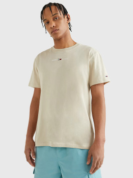 nahlad Tommy Jeans pánske béžové tričko