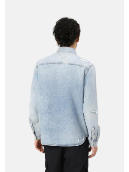 nahlad Tommy Jeans pánska džínsová košeľa