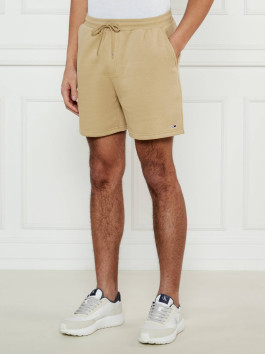 nahlad Tommy Jeans pánske béžové šortky