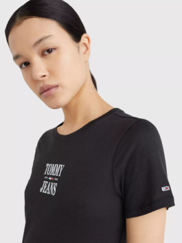 nahlad Tommy Jeans dámske čierne tričko