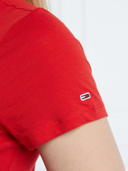 nahlad Tommy Jeans dámske červené tričko