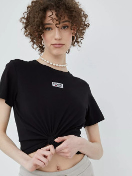nahlad Tommy Jeans dámske čierne tričko