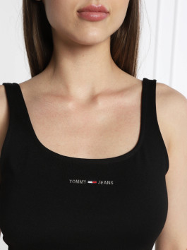 nahlad Tommy Jeans dámske čierne šaty