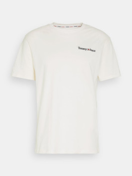 nahlad Tommy Jeans pánske smotanové tričko