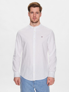 nahlad Tommy Jeans pánska biela košeľa