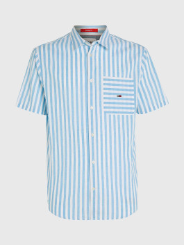 nahlad Tommy Jeans pánska pruhovaná košeľa