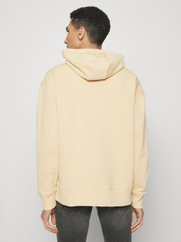 nahlad Tommy Jeans pánska béžová mikina SIGNATURE