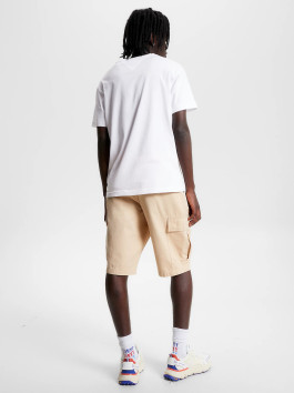 nahlad Tommy Jeans pánské bílé triko SIGNATURE