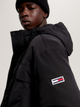 nahlad Tommy Jeans pánska čierna bunda