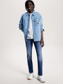 nahlad Tommy Jeans pánske modré džínsy