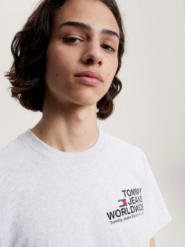 nahlad Tommy Jeans pánske biele tričko