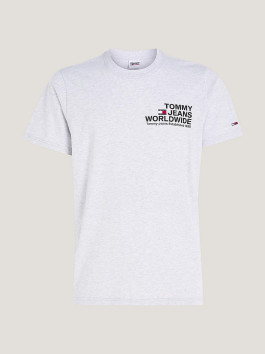 nahlad Tommy Jeans pánske biele tričko