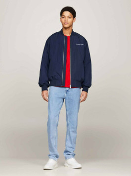 nahlad Tommy Jeans pánsky tmavomodrý bomber