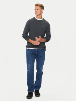 nahlad Tommy Jeans pánsky šedý sveter