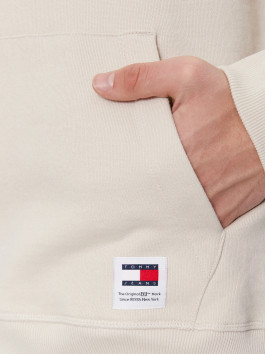 nahlad Tommy Jeans pánska béžová mikina