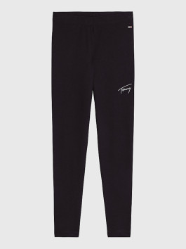 nahlad Tommy Jeans dámske čierne legíny SIGNATURE