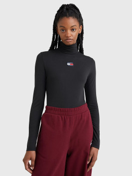 nahlad Tommy Jeans dámsky čierny rolák