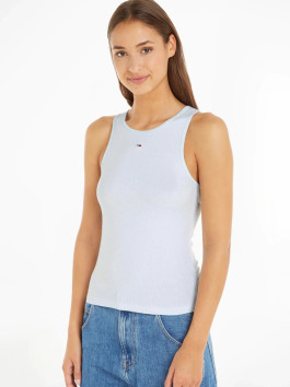 nahlad Tommy Jeans dámsky svetlo modrý top