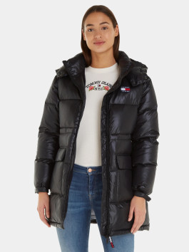 nahlad Tommy Jeans dámska čierna bunda