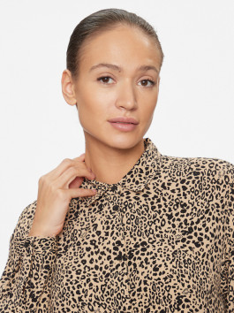 nahlad Tommy Jeans dámske béžové vzorované šaty