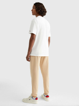 nahlad Tommy Jeans pánske biele tričko SIGNATURE