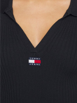 nahlad Tommy Jeans dámske čierne šaty