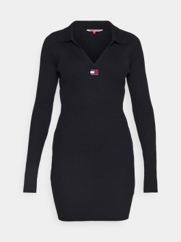 nahlad Tommy Jeans dámske čierne šaty