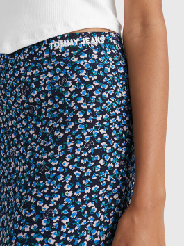 nahlad Tommy Jeans dámska kvetovaná sukňa