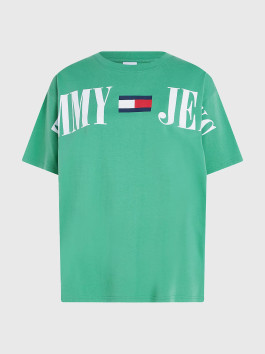 nahlad Tommy Jeans dámske zelené tričko