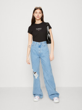 nahlad Tommy Jeans dámske čierne tričko