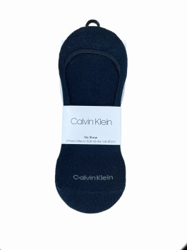 nahlad Calvin Klein pánske čierne ponožky 2 pack