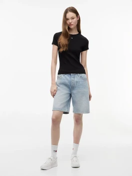nahlad Tommy Jeans dámske čierne tričko