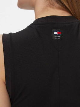 nahlad Tommy Jeans dámske čierne šaty