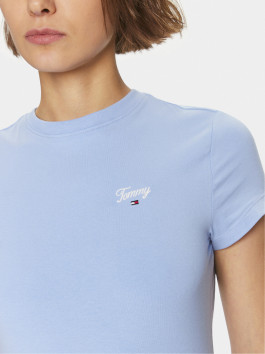 nahlad Tommy Jeans dámske svetlo modré letné šaty