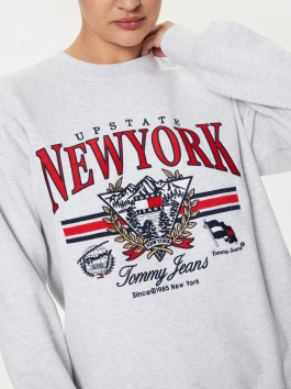nahlad Tommy Jeans dámska šedá mikina