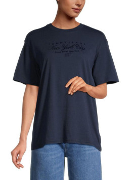 nahlad Tommy Jeans dámske tmavo modré tričko