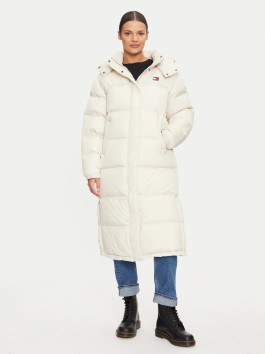 nahlad Tommy Jeans dámska krémová bunda