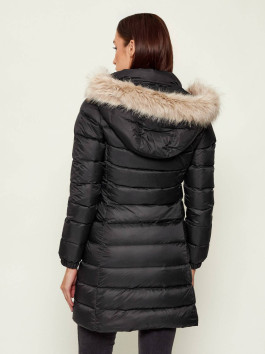 nahlad Tommy Jeans dámska čierna bunda